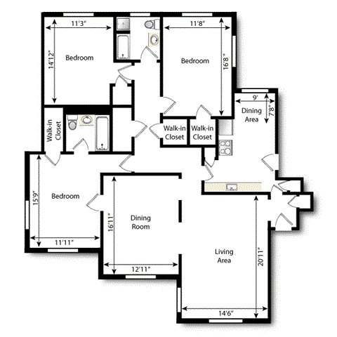 1282 Detroit Street 1-3 Beds Apartment for Rent - Photo Gallery 16